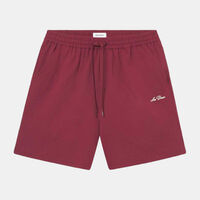 Cotton Embroidered Logo Shorts