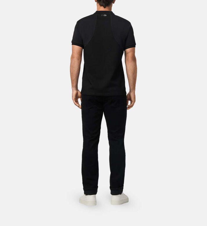 Zip-neck Short-sleeve Polo Shirt Zip-neck Short-sleeve Polo Shirt