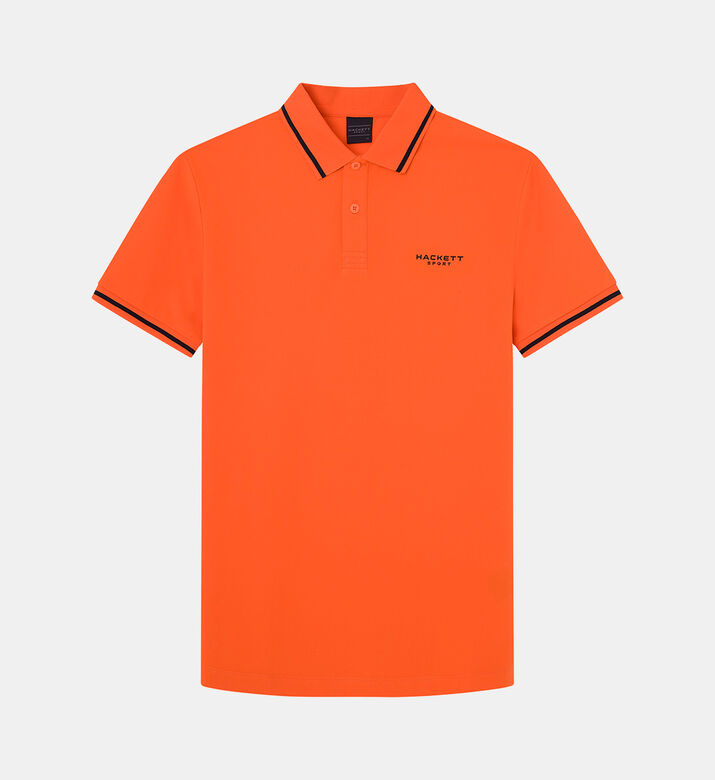 قميص بولو مطرز بشعار مطرز برأس مطرز