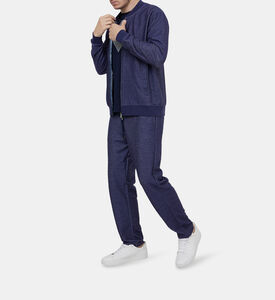 Zip-up Cotton-blend Sweatshirt