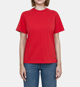 تيشيرت قطن بطبعة لوغو