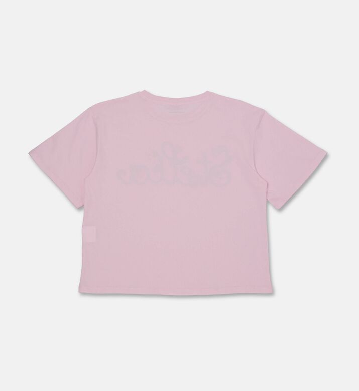 Stella McCartney Cropped Floral-print Logo T-shirt, Packshot View