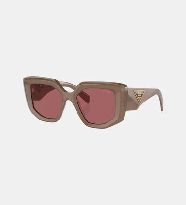 Acetate Hexagonal Fram Sunglasses 50