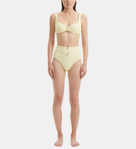 بيكيني أدفا مفصل بأزرار ذهبية