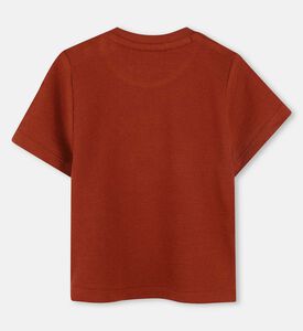 تيشيرت بياقة دائرية برسمة شمس