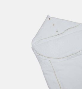 كيس نوم داخلي مبطن بحواف ذهبية