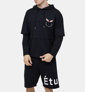 سويت شيرت بغطاء رأس بايف سمايل