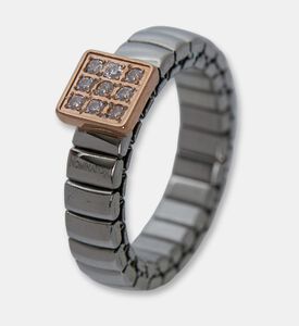 Nomination Ring Ed. Rose Gld Square, Packshot View