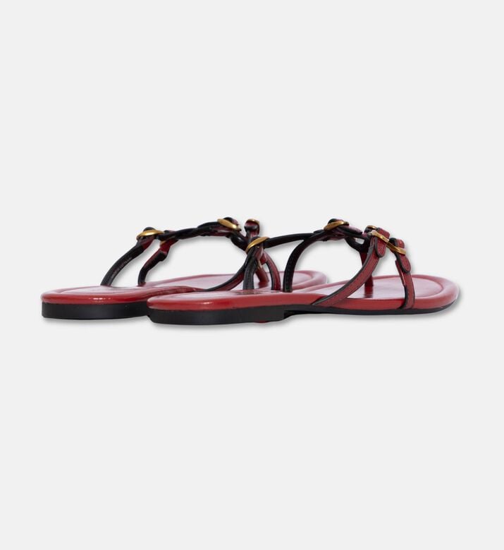 Marc Jacobs Shoes The Kiki Sndl, Dark-red, Eu-39, Packshot View