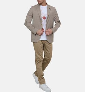 جاكيت كاشمير وصوف بياقة مطوية