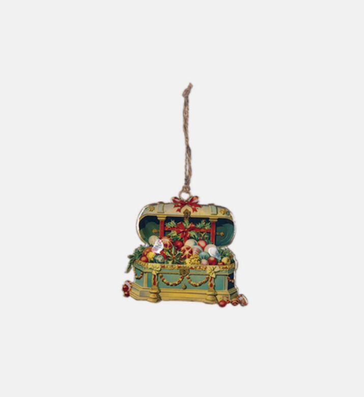Gift Box Themed 3-piece Ornament Set