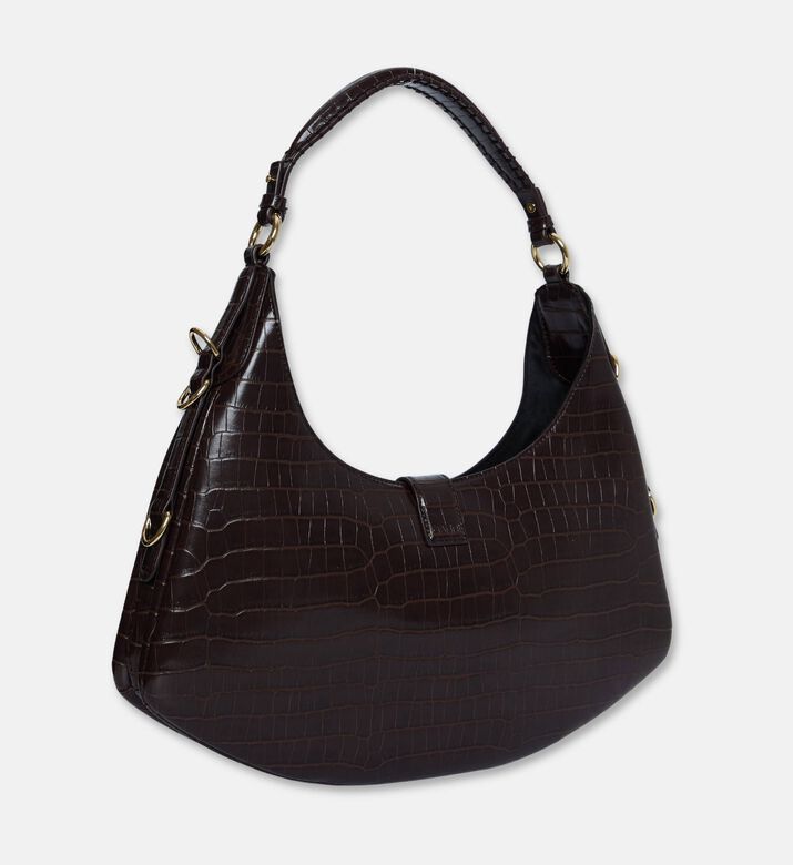 Ganni Kat Croco-embossed Small Bag, Packshot View