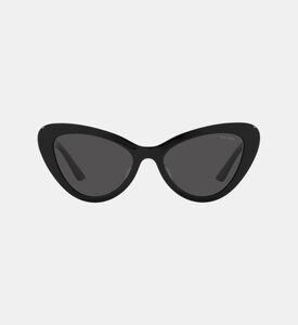 نظارة مربعة بإطار أسيتات لامع 52