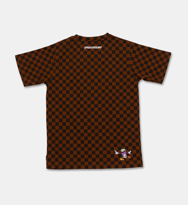 Sprayground Checkered Graphic Short-sleeve T-shirt, Packshot View