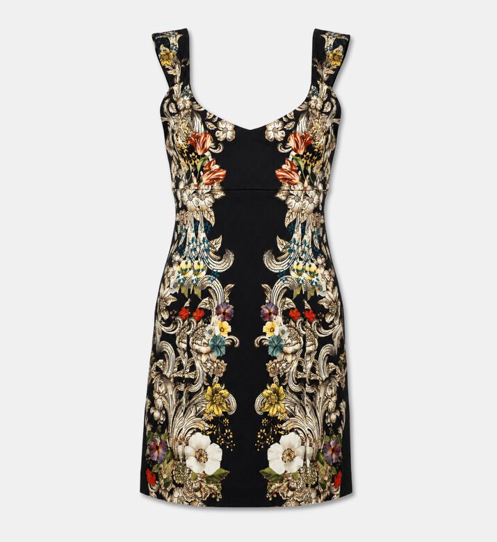 Alice + Olivia Renee Printed Mini Dress, Packshot View