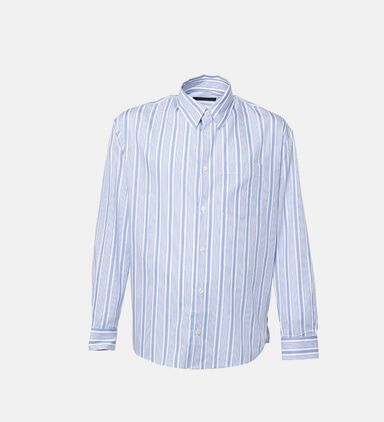 Striped Button-front Shirt