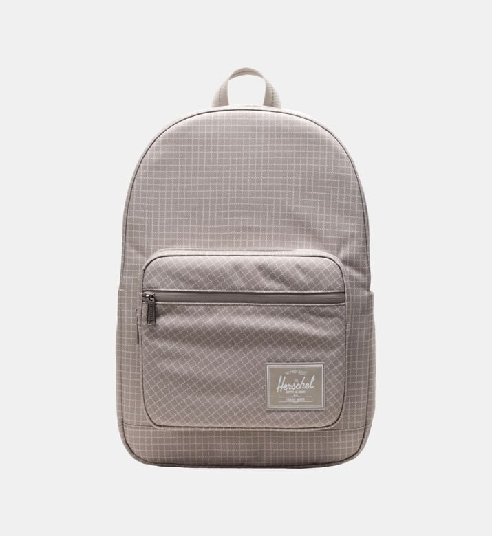 Raven Crosshatch Round-shape Classic Front Pocket Backpack