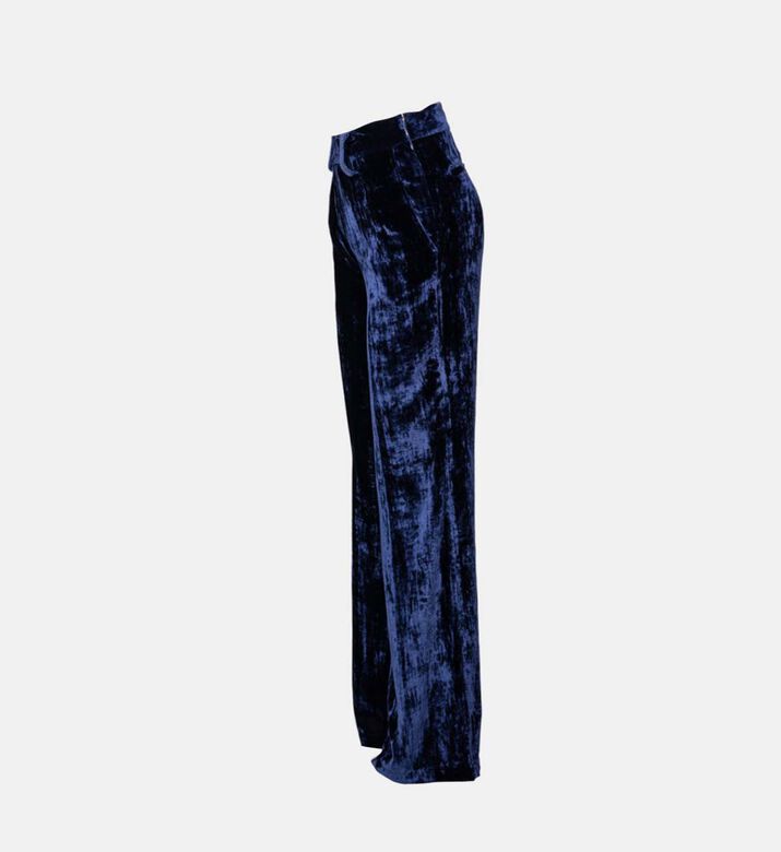 Silk Velvet Beaded Trousers