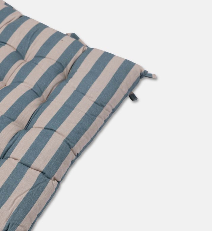 Home Deco and More Linea Cotton Two-ties Chair Pad, Packshot View