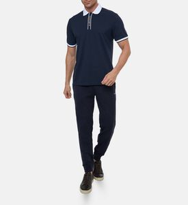 Hackett London Logo-print Short-sleeve Polo Shirt, Model View