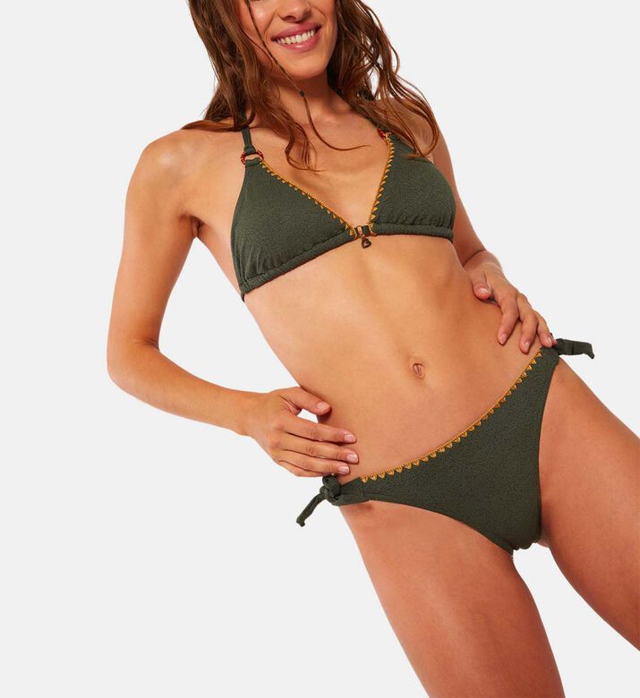 Contrast Stitching Bikini Bottoms