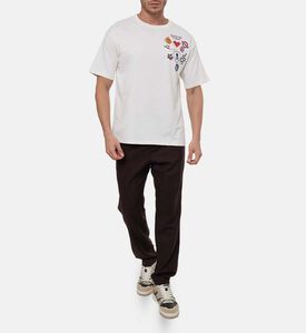 The Kooples Embroidered Patches Oversized T-shirt, Model View The Kooples Embroidered Patches Oversized T-shirt, Model View