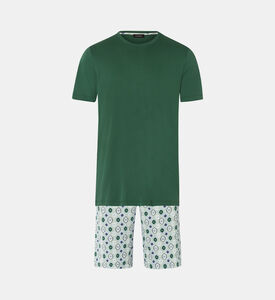 Night Day Printed Short Pajama Set