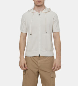 جاكيت قطن بغطاء رأس ميكرو ريب