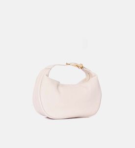 حقيبة هوبو جلد يشكل قمر