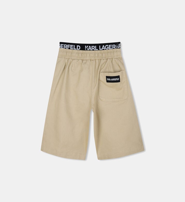 شورت بحزام خصر مطاطي شورت بحزام خصر مطاطي