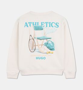 Hugo Logo-print Crewneck Long-sleeve Sweatshirt, Packshot View