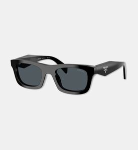 Prada Square-shaped Acetate Black Frame Sunglasses, Packshot View