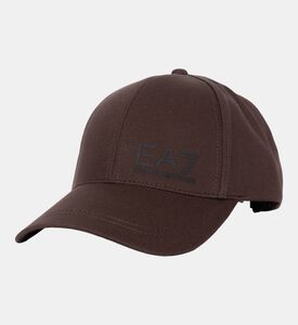 Printed Logo-detail Curved Brim Cap