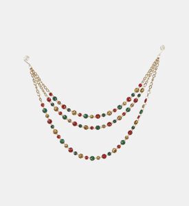 إكليل مجوهرات متدرج ذهبي اللون