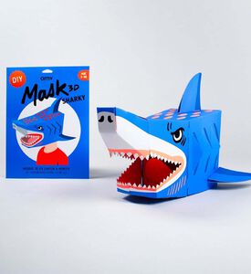Sharky 3d Cardboard Mask