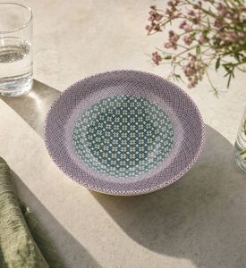 Images D'Orient Matea Melamine Round Bowl, Model View