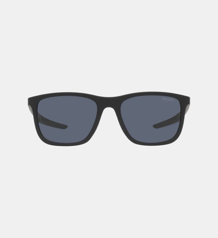 Casual Square Shape Stripe Design Sunglasses