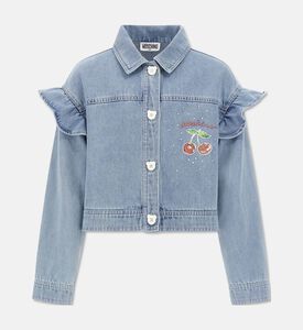 Moschino BKT Denim Rhinestone-embellished Jacket, Packshot View