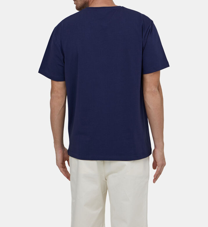 تيشيرت بأكمام قصيرة بطبعة شعار سيدي