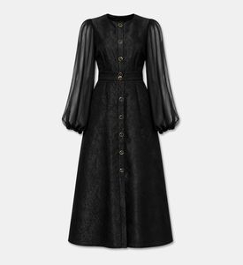Poca and Poca Button-front Midi Dress, Packshot View