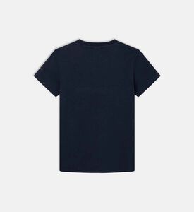 Hackett London Cotton Front Logo-print T-shirt, Navy, 9y, Packshot View