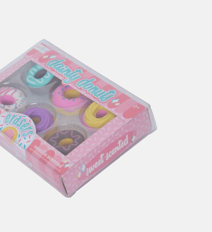 Dainty Donuts 6-piece Erasers Set