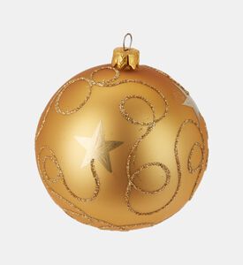 Home Deco and More Ball Xmas Glas Matt, Gold, Packshot View