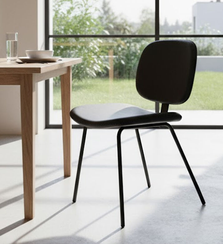 Home Deco and More Nappo Leather Chair, Packshot View Home Deco and More Nappo Leather Chair, Packshot View