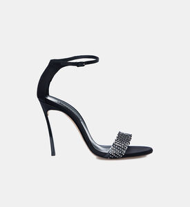 Satin High Blade Heel Sandals