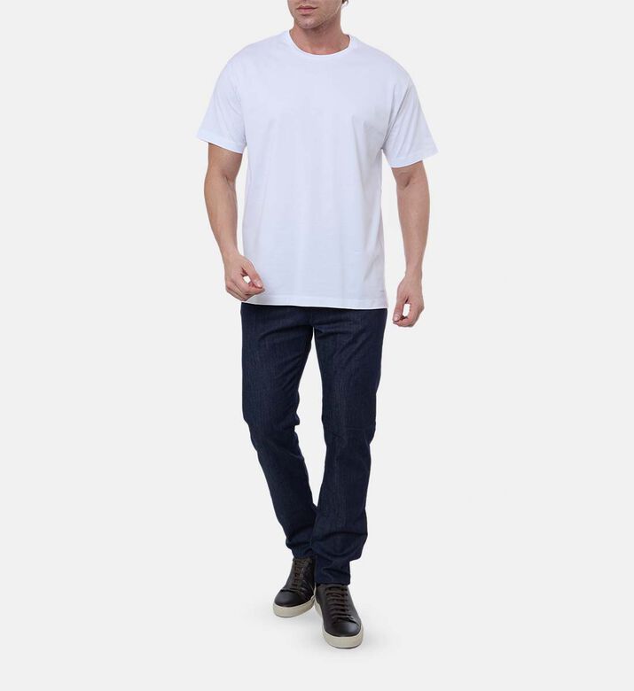 Cotton Crewneck Regular-fit T-shirt