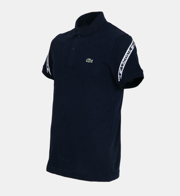 Cotton Printed Sleeves Bands Polo Cotton Printed Sleeves Bands Polo