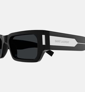 Thick Rectangular Dark Lenses Sunglasses 54