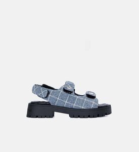 The Quilted Denim Sunny Sandals