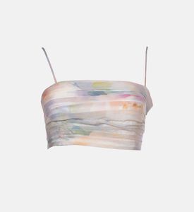 بلوزة بقصة منسدلة بطبعة أزهار